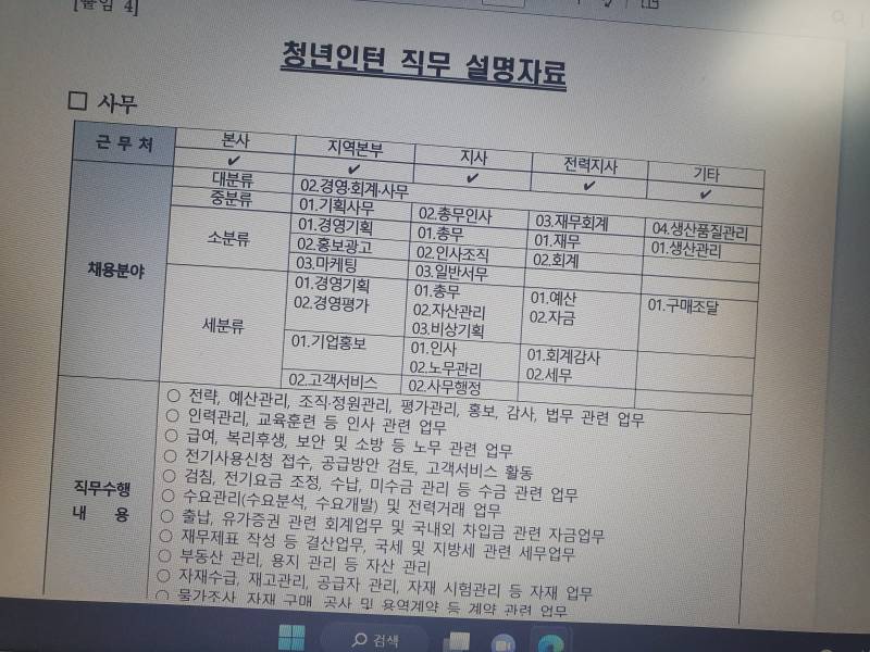 [잡담] 공기업 교육사항 작성 궁물좀 ㅠㅠ | 인스티즈