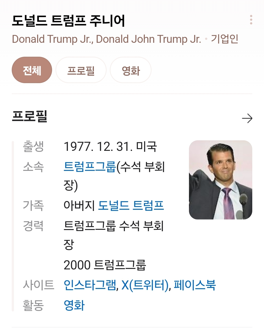 [잡담] (몰라서 물어봄) 외국은 자기 이름 뒤에 주니어만 붙여서 자식 이름 지어?? | 인스티즈