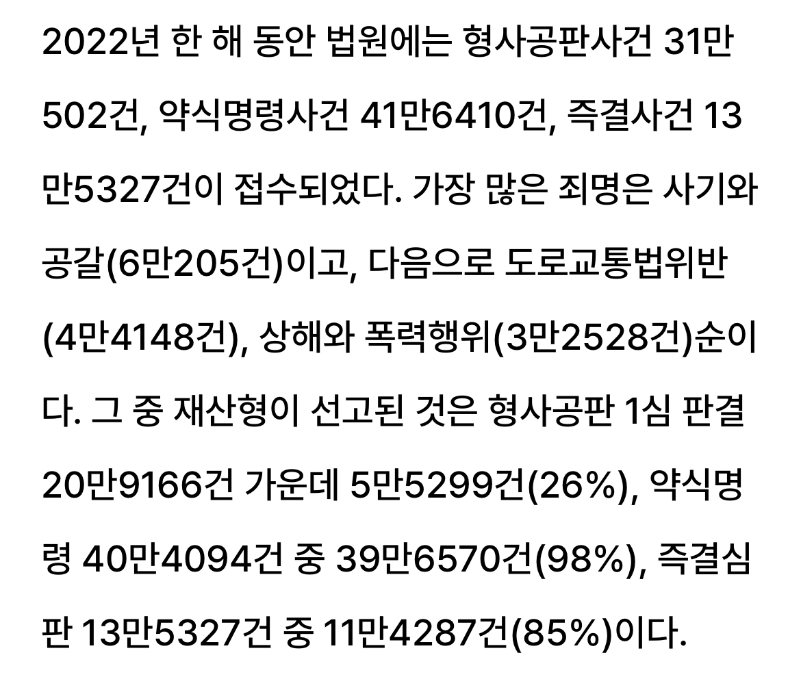 [정보/소식] 우리나라 전과자 수가 1천만명을 돌파했다고 함 | 인스티즈