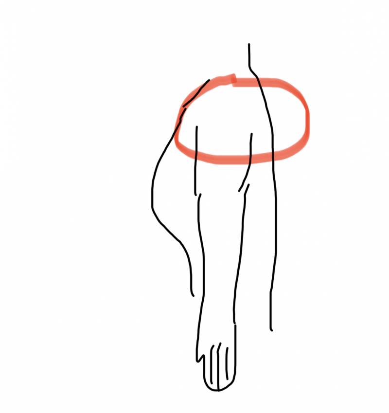 [잡담] 상체 이부분이 너무 두꺼워..... | 인스티즈