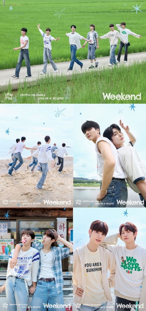 [정보/소식] 드리핀 다섯번째 싱글 'Weekend' 콘셉트 포토...'청량돌' 정석 | 인스티즈