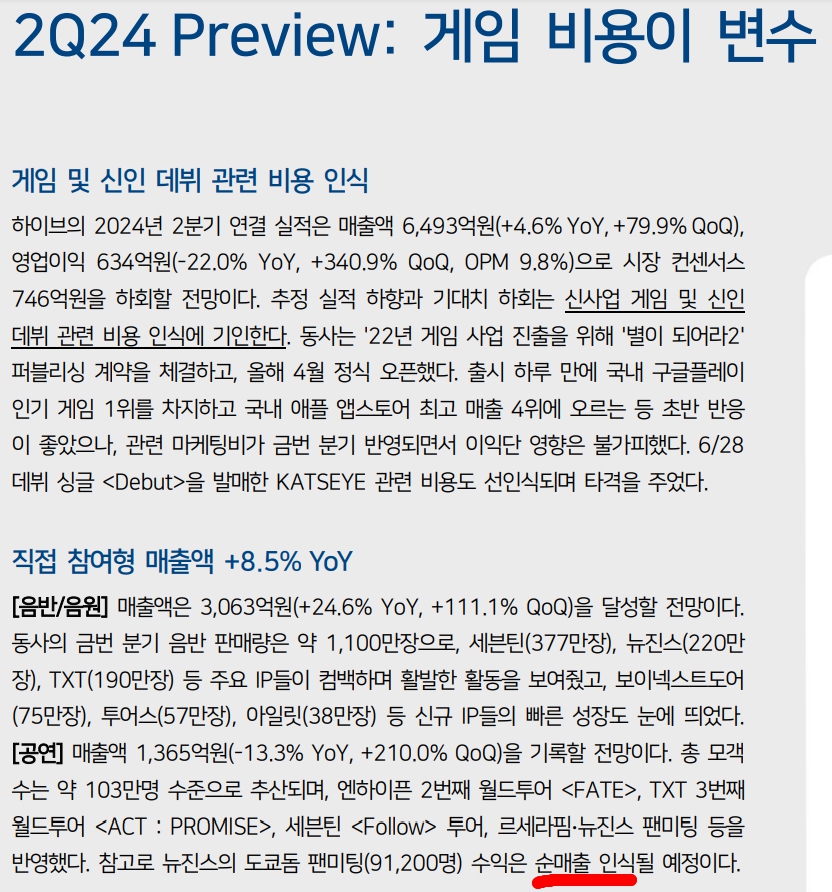 [잡담] 어도어 도쿄돔 매출은 순매출로 잡은듯 | 인스티즈