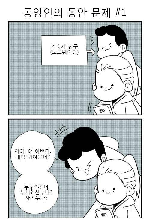 동양인의 동안 문제