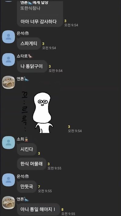 [잡담] 라이즈 단톡 귀엽다 ㅋㅋㅋㅋㅋ밥 뭐먹을지 토론함 | 인스티즈