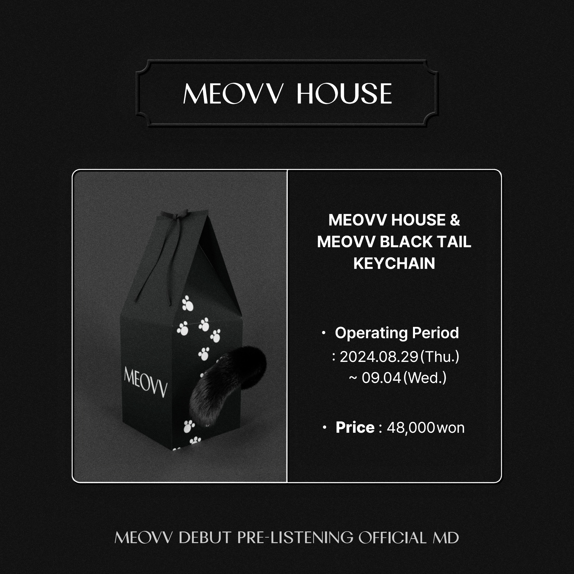 [정보/소식] MEOVV DEBUT PRE-LISTENING POP-UP OFFICIAL MD | 인스티즈