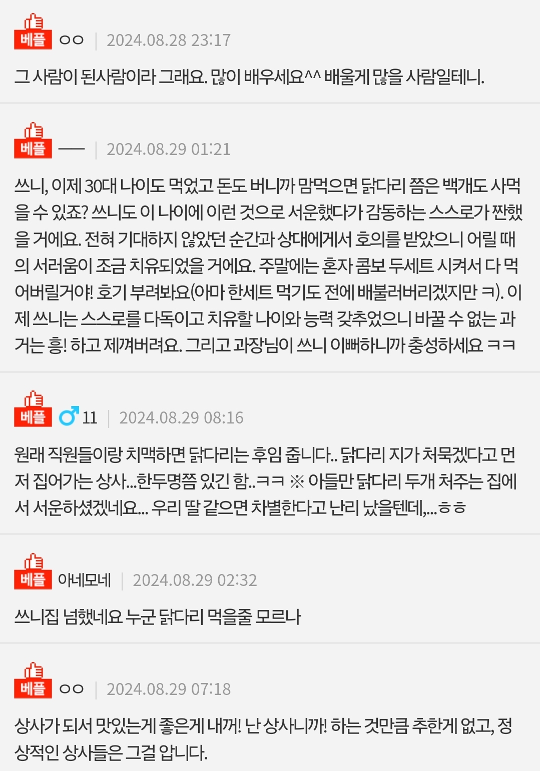 네이트판) 다 같이 찜닭 먹는데 과장님이 닭다리 | 인스티즈