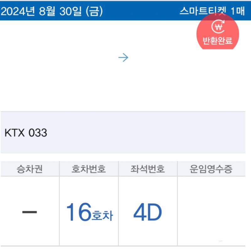 [잡담] ktx 반환 잘 아는 사람 !! | 인스티즈