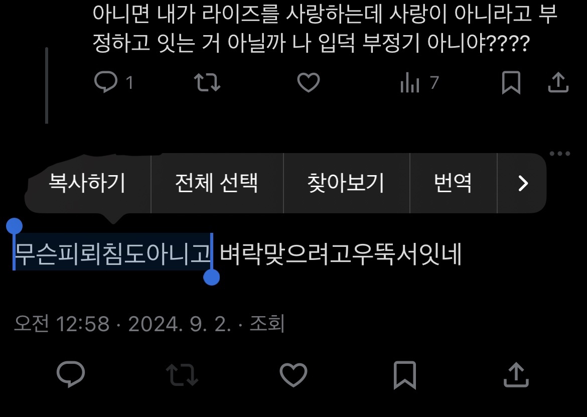 [잡담] 하씨 비계에 라이즈 입덕 부정기 같다고 글 썼는데 트친 말하는 거 볼 사람 | 인스티즈