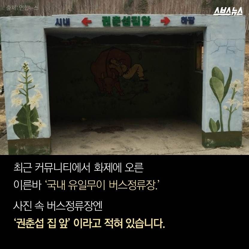 알고 보니 슬픈 사연이 담긴 한 버스정류장.jpg | 인스티즈