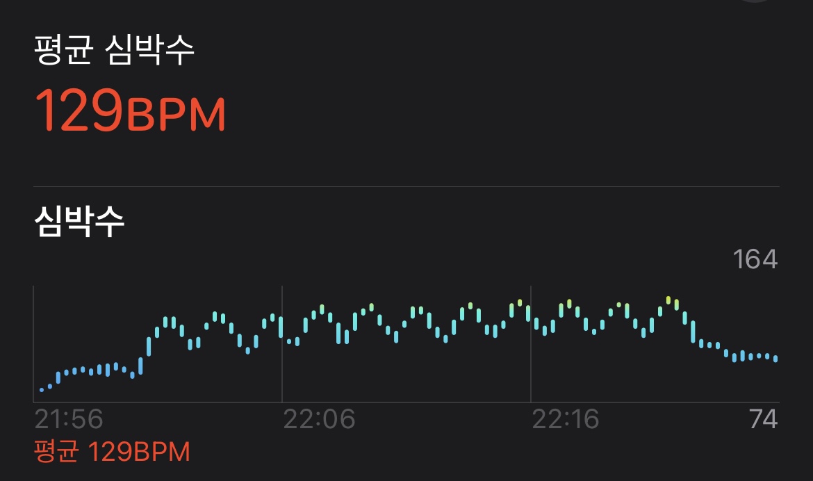 [잡담] 인터벌 심박수 예쁘다..ㅎ | 인스티즈