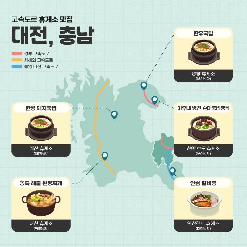 휴게소별 맛도리라는 음식 조합.jpg | 인스티즈