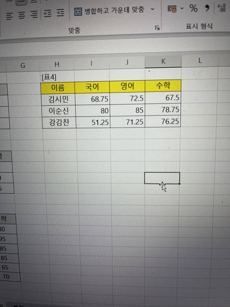 [잡담] 컴활2급 실기 테두리(?)지워지면 오답인가?? 혹시 아는 사람!!!!ㅜㅜㅜ | 인스티즈