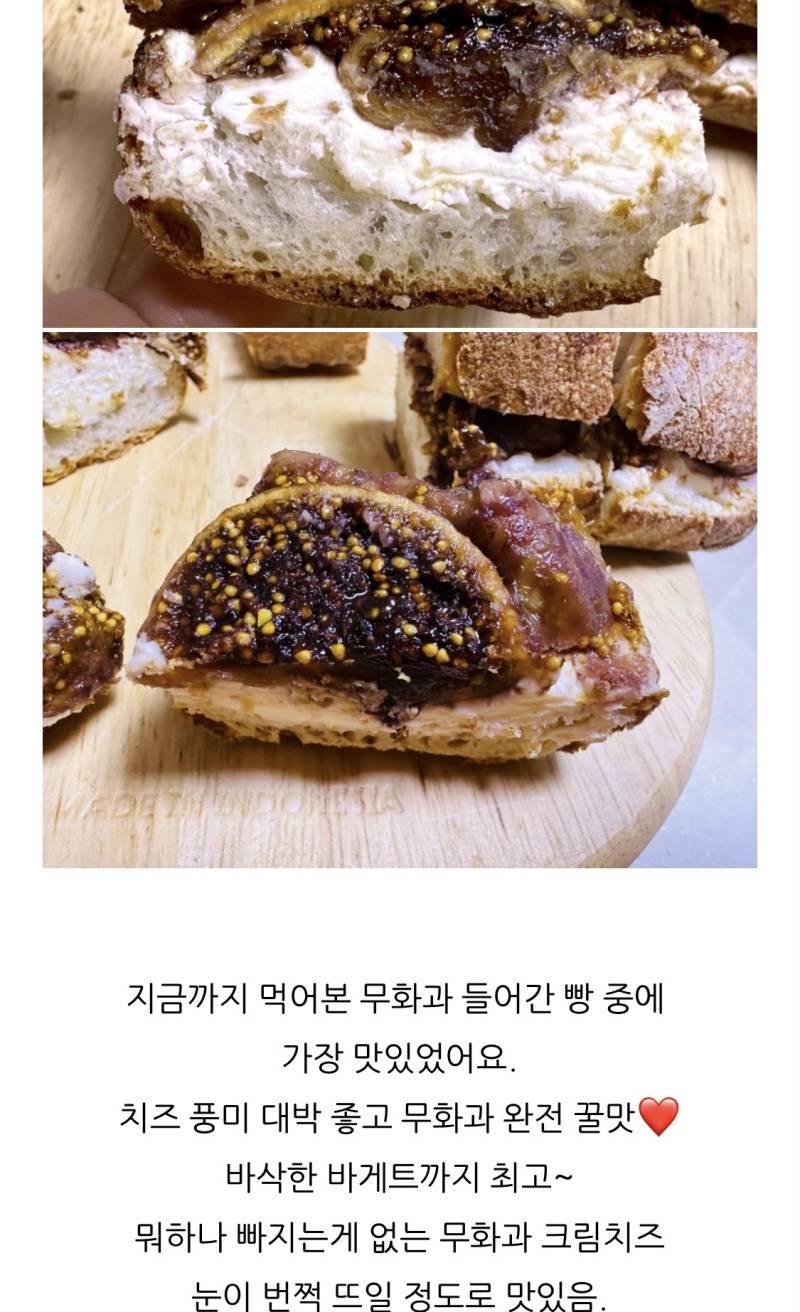 [잡담] 맛잘알들아 단호박크림치즈깜빠뉴vs 크림치즈무화과바게트 | 인스티즈