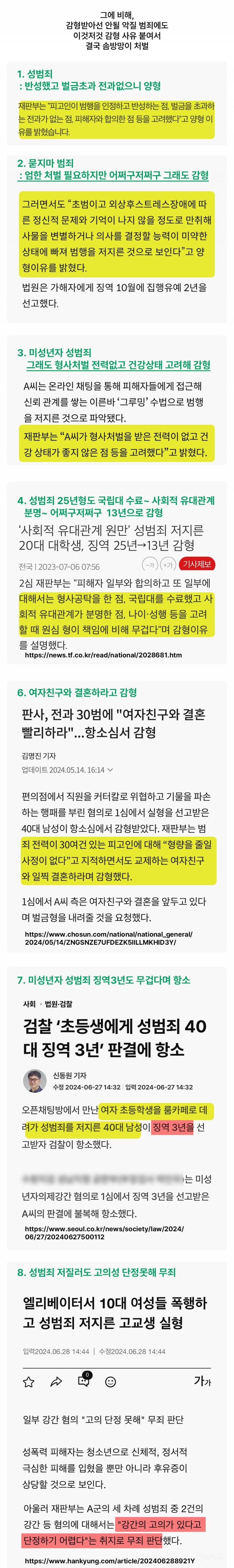 여성들은 전혀 보호받지못하는 판결들 | 인스티즈