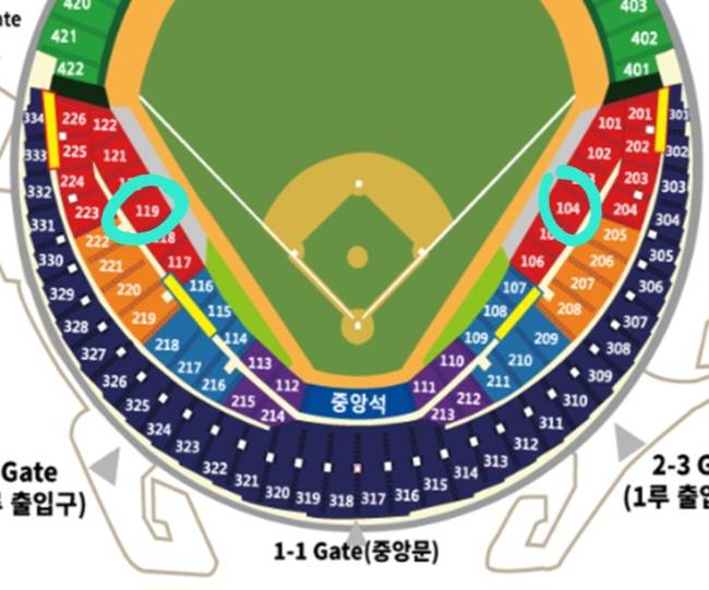 [잡담] 잠실 레드 119구역 104구역 여기 어때????? | 인스티즈