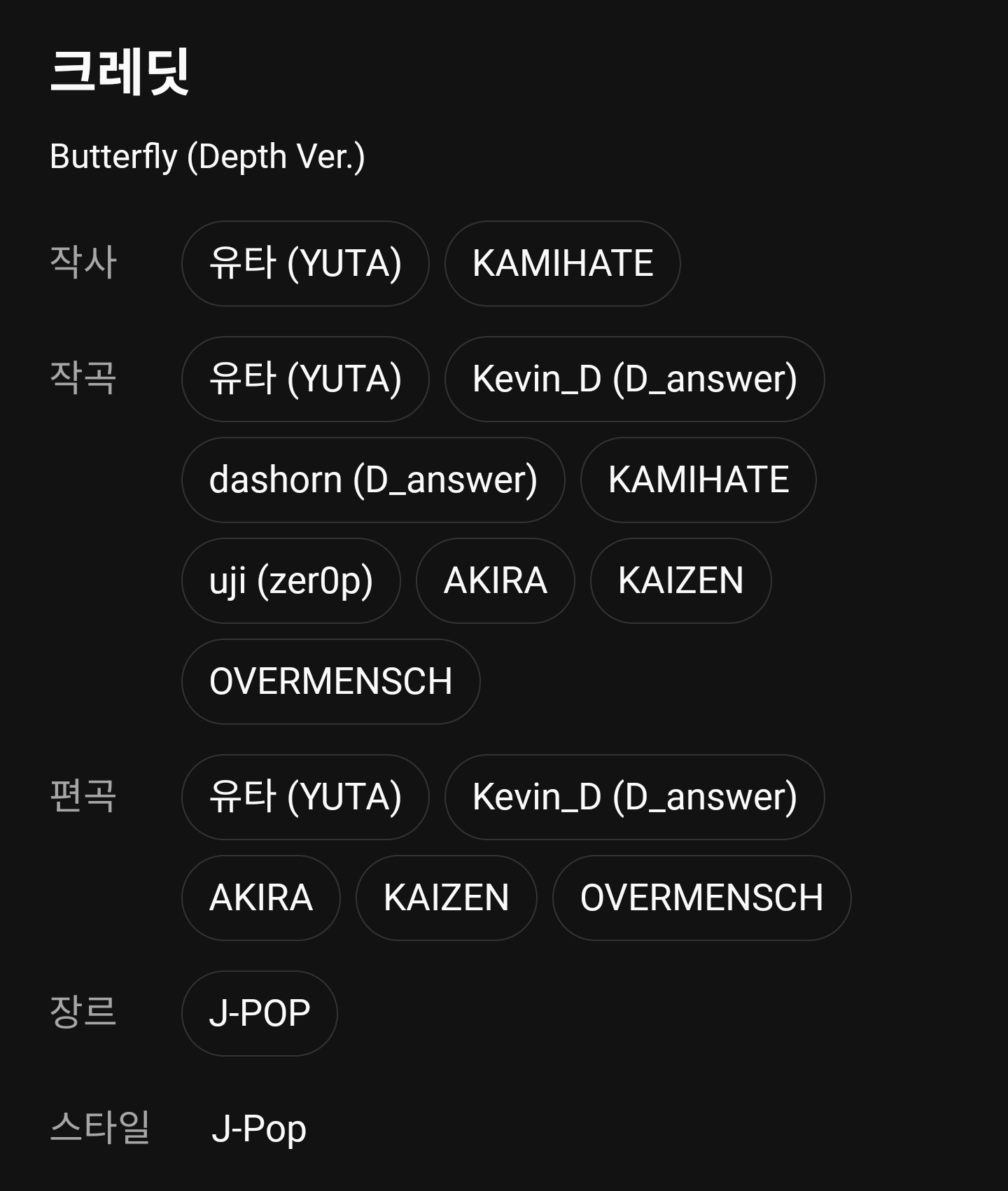 [잡담] 유타 앨범 크레딧 봤는데 미쳤다 | 인스티즈