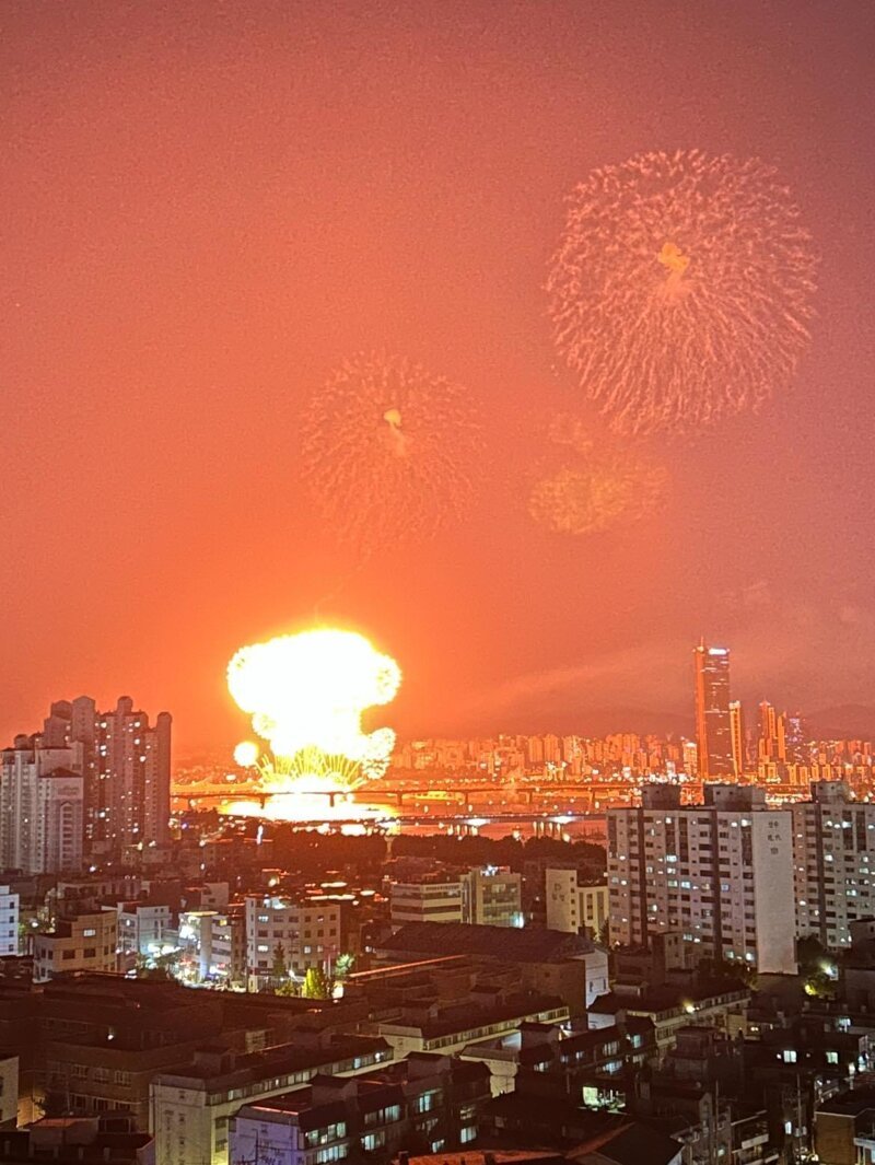 [정보/소식] 오늘자 레전드 쓴 여의도 불꽃축제 | 인스티즈