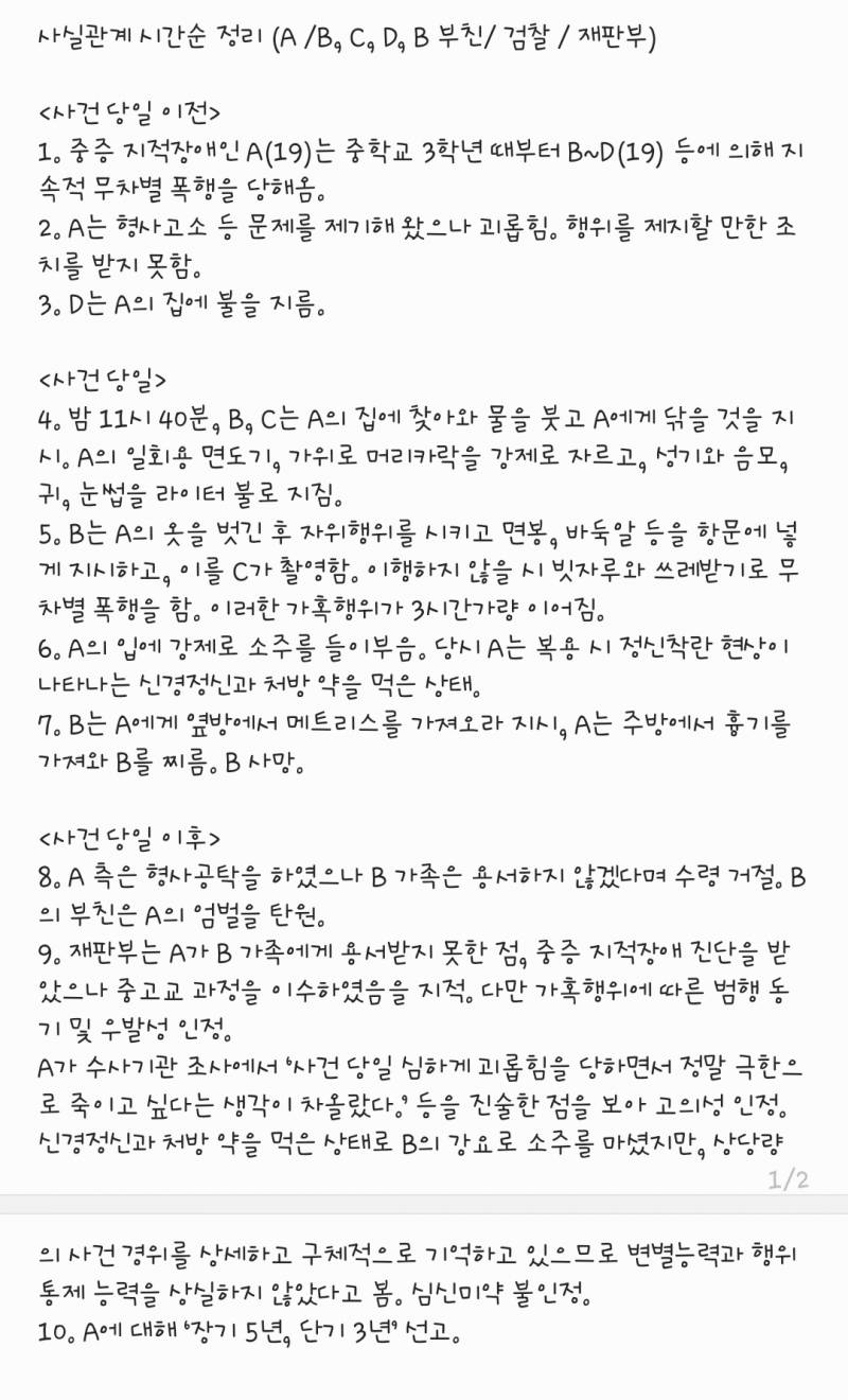 [잡담] [국민청원] 집에 불을 지르고 몸을 라이터로 지진 학폭 가해자를 죽였습니다 | 인스티즈