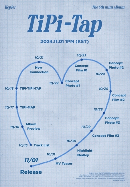 [정보/소식] '11월 1일 컴백' 케플러, 설렘 폭발 'TIPI-TAP' 스케줄러 오픈 | 인스티즈