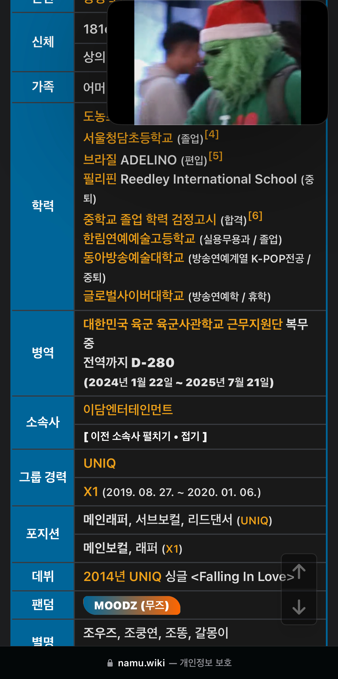 [잡담] 우즈 제대까지 280일 남은거 구라지 | 인스티즈