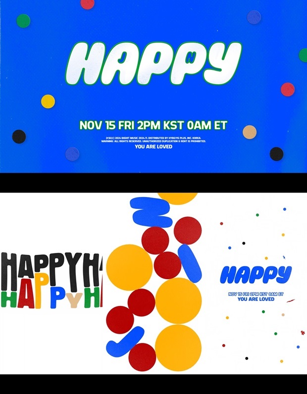 [정보/소식] 방탄소년단 진, 11월 15일 데뷔 첫 솔로 앨범 'Happy' 발매 [공식] | 인스티즈