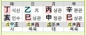 [잡담] 사주 볼 줄 아는 사람! 나 사주가 인터넷에서 치면 이렇게 두 종류 나오는 데 뭐가 맞는 거야?? | 인스티즈