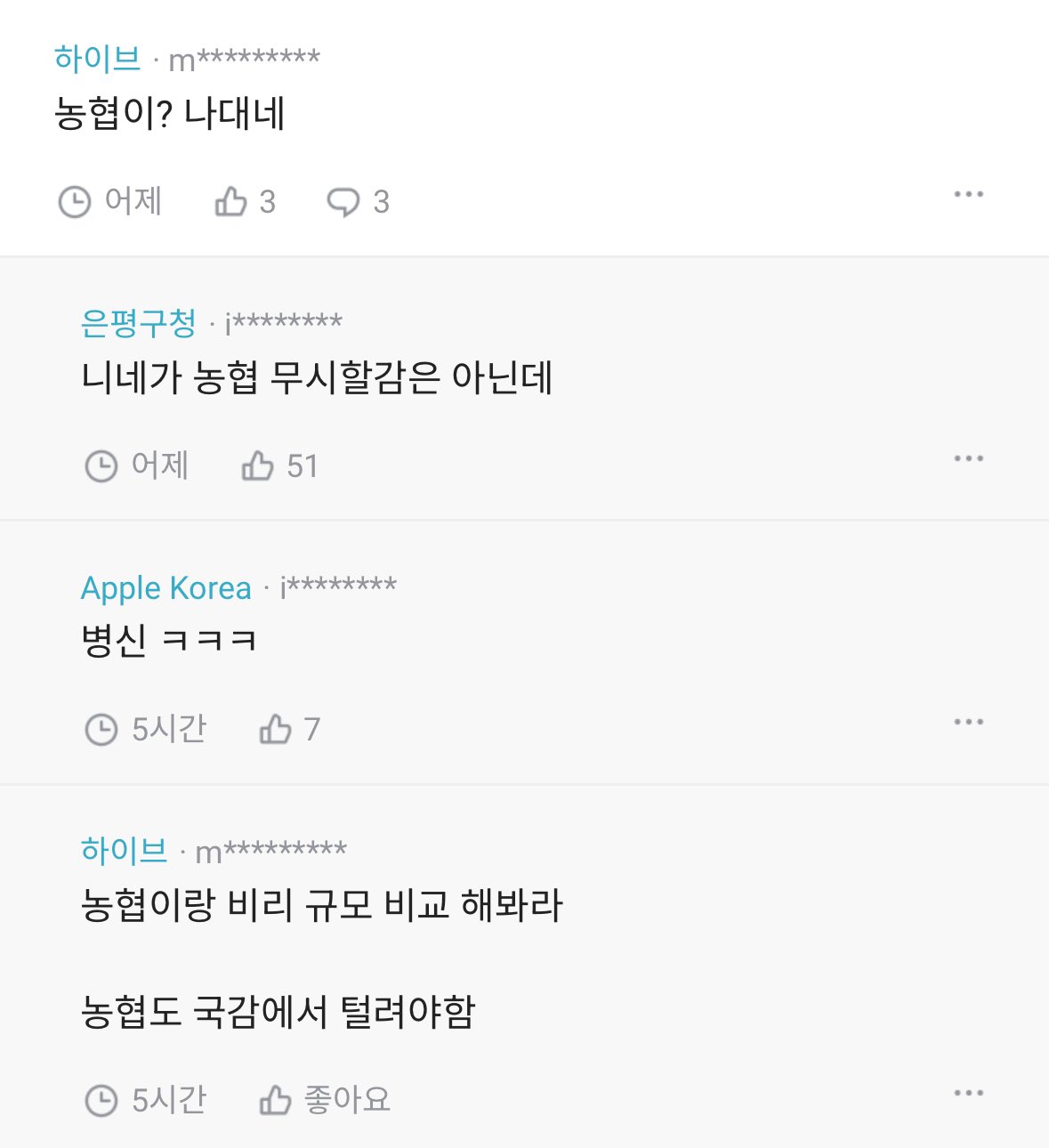 [잡담] 와 블라 하이브 직원들 봐 | 인스티즈