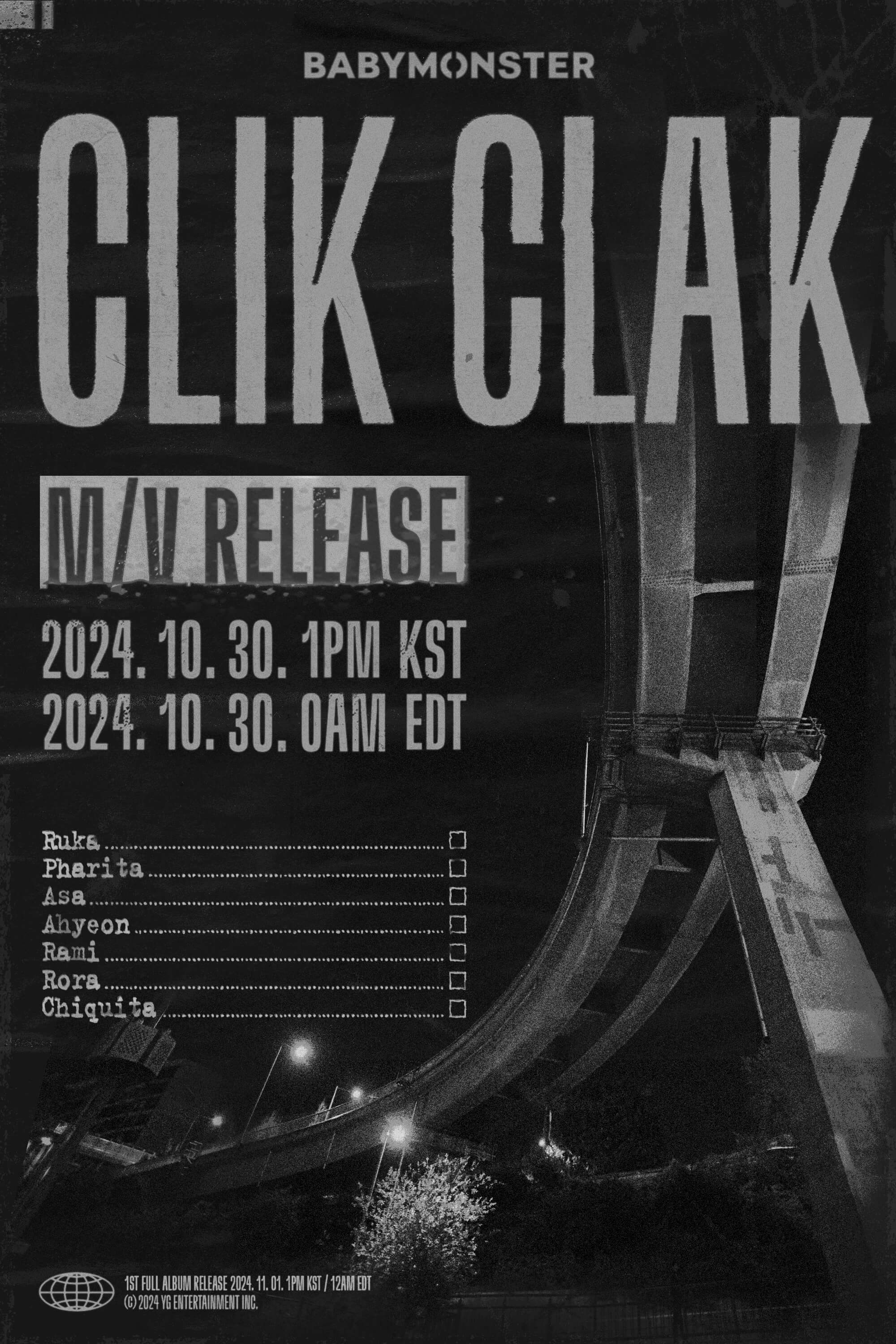 [정보/소식] 베이비몬스터 CLIK CLAK M/V 30일 1시 공개 | 인스티즈