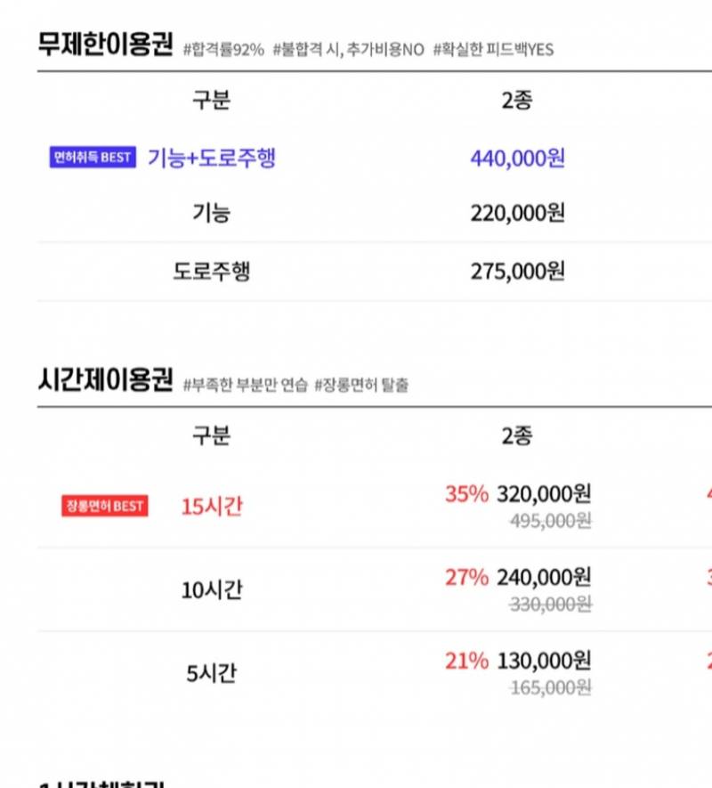 [잡담] 면허 학원 금액 봐주라 | 인스티즈