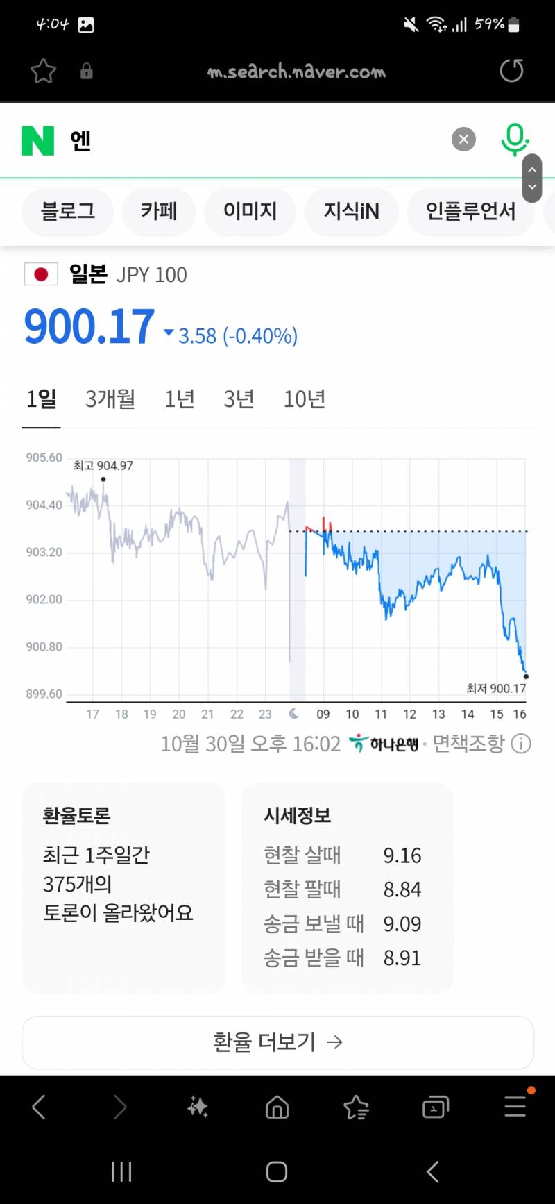 [잡담] 엔화 900.17 | 인스티즈