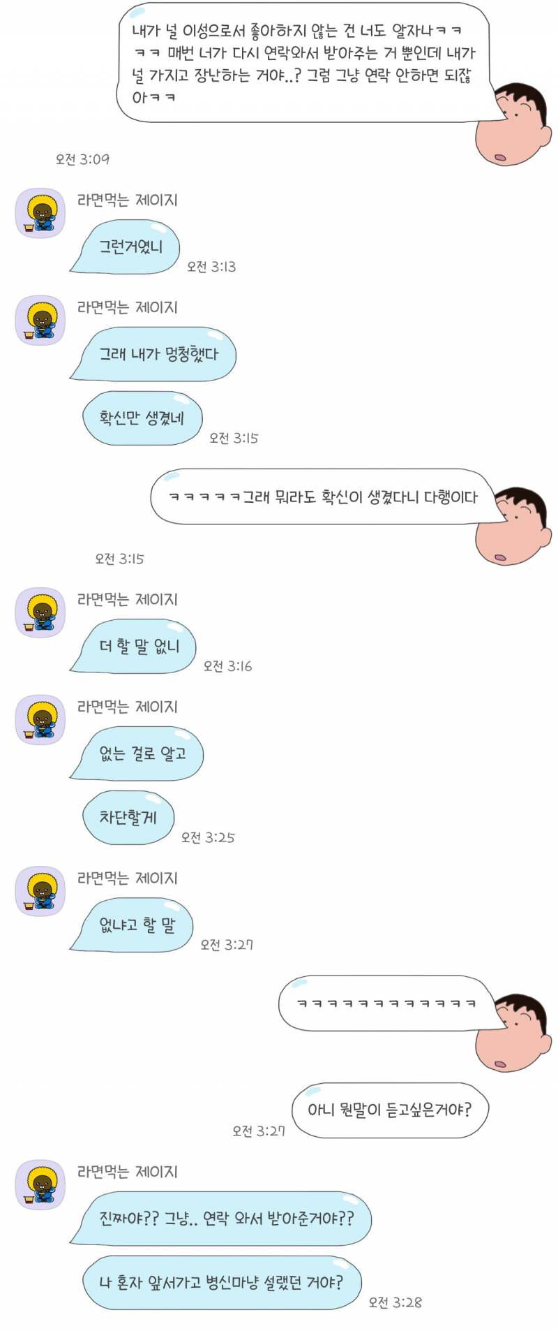 [잡담] 모솔찐따남이랑은 친구도 하지말자 애들아 | 인스티즈