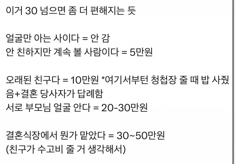 [잡담] ㄹㅇ 오히려 어릴수록 축의금 많이 내라고하더라.. | 인스티즈