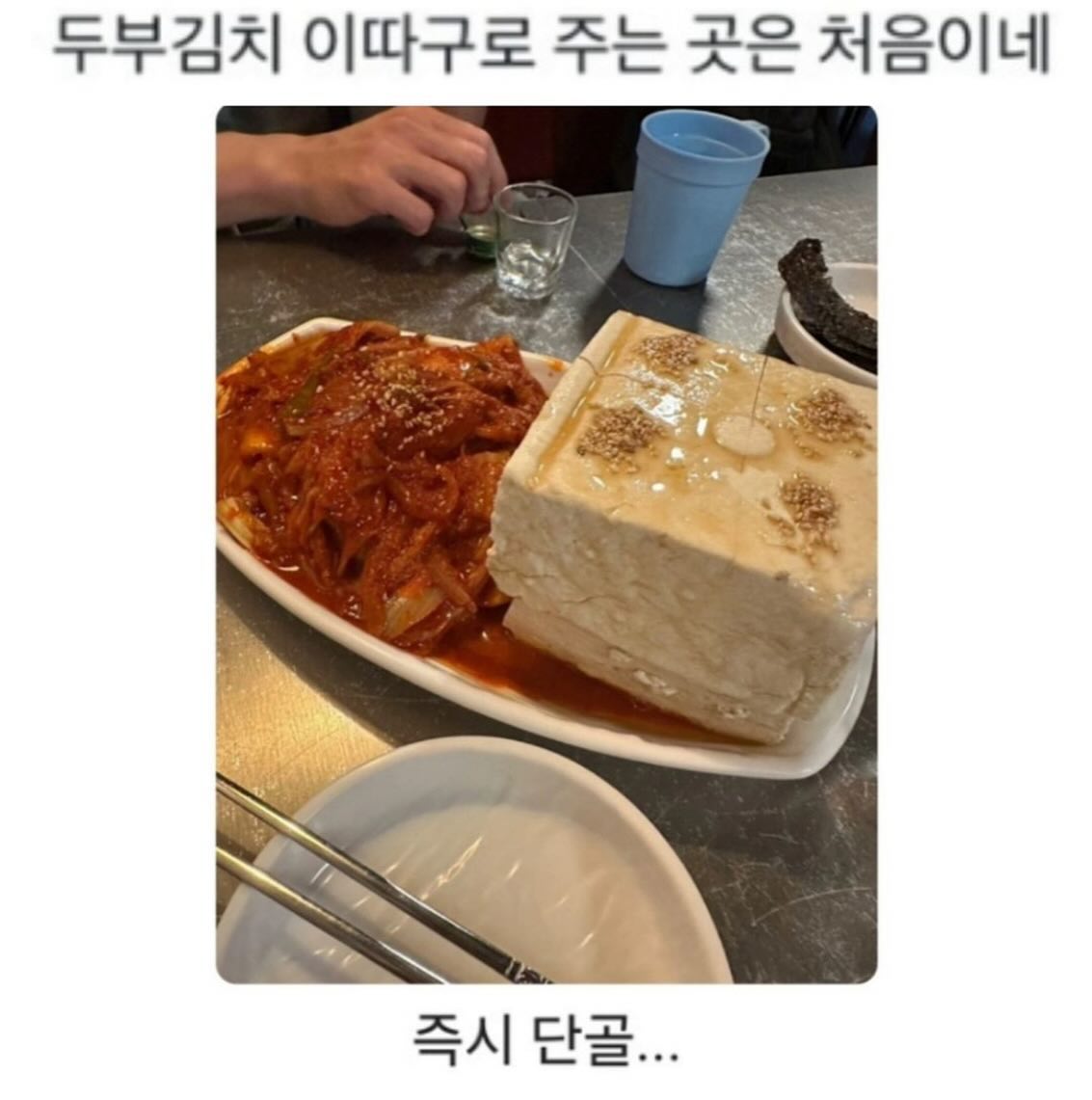 [잡담] 두부김치 맛집이라는 곳...jpg | 인스티즈