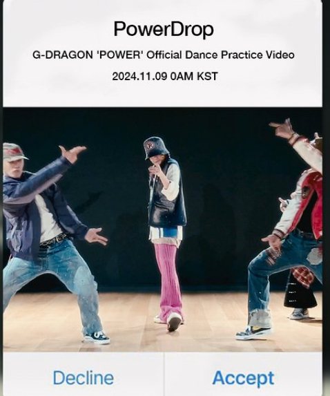 [정보/소식] 지드래곤 POWER Dance practice 자정 공개 | 인스티즈