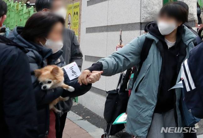 [잡담] 수능 응원하러 나온 강아지 짤들 보고 힐링하고가🤍 | 인스티즈