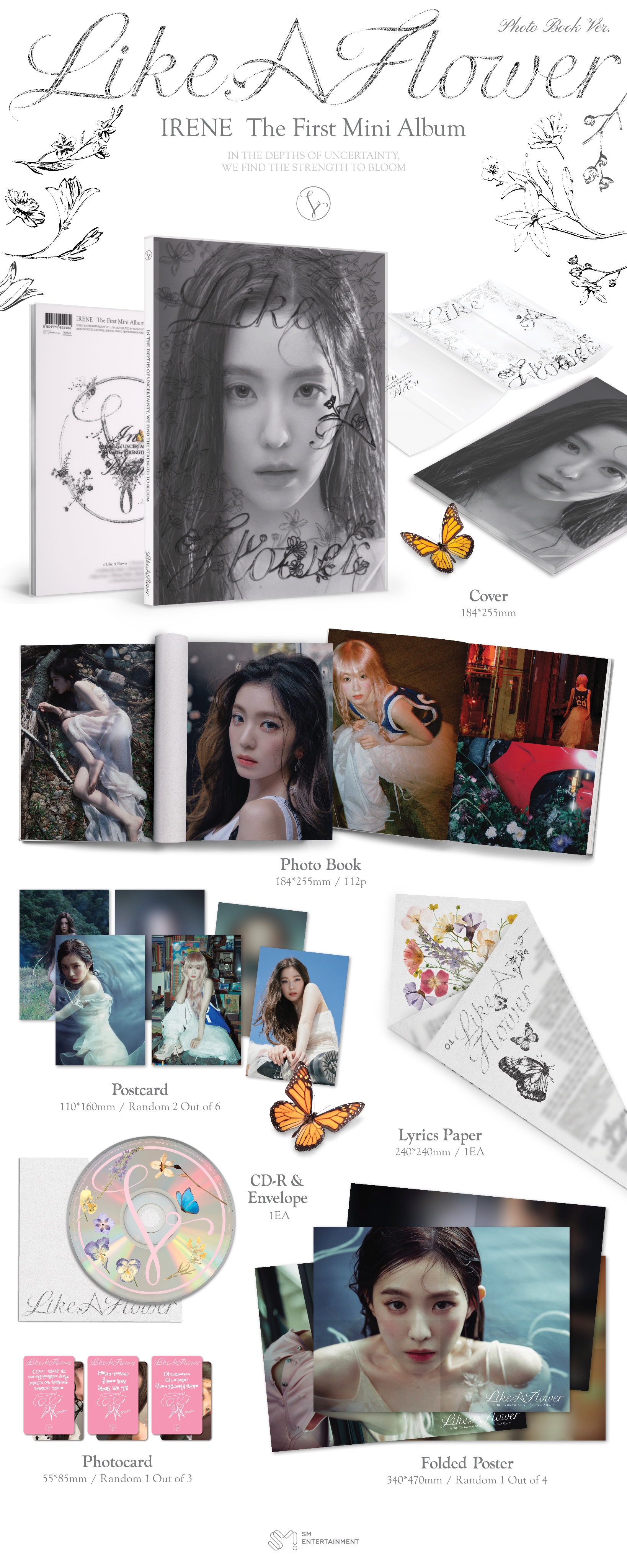 [정보/소식] IRENE 'Like A Flower' Album Details | 인스티즈