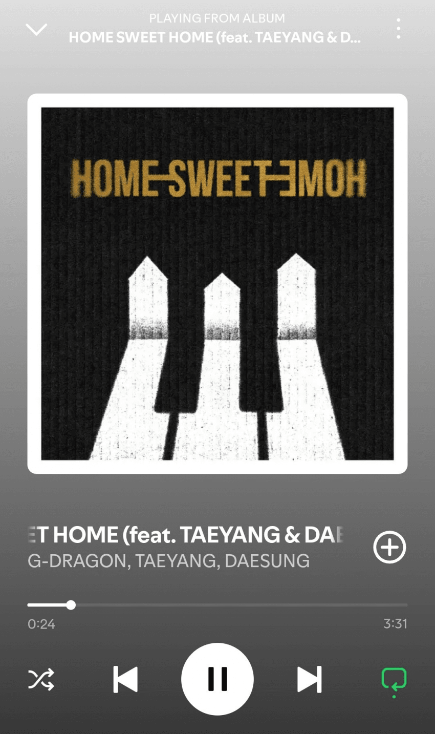 [정보/소식] 지드래곤 (feat.태양&대성) HOME SWEET HOME | 인스티즈