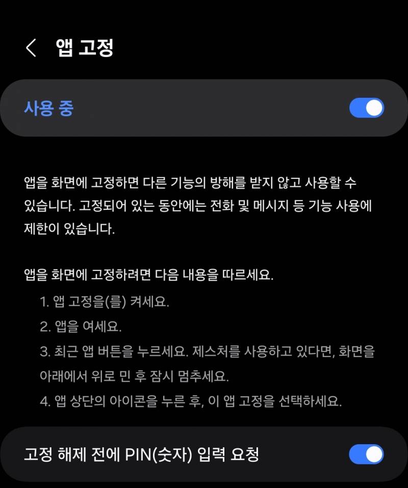 갤럭시 익들아 다른 사람한테 폰 건낼 때 걱정되면 앱고정 기능 써봐 | 인스티즈