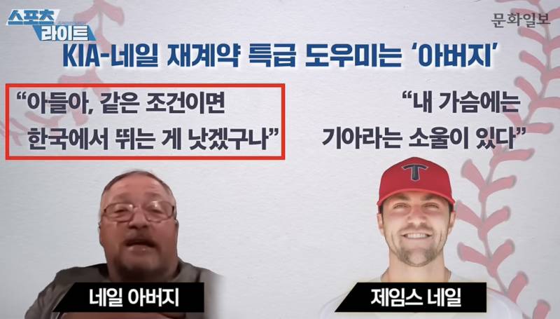 [잡담] 헐 네일 아버지가 같은 조건이면 한국에서 뛰는 게 낫겠다고 하셨구나... | 인스티즈