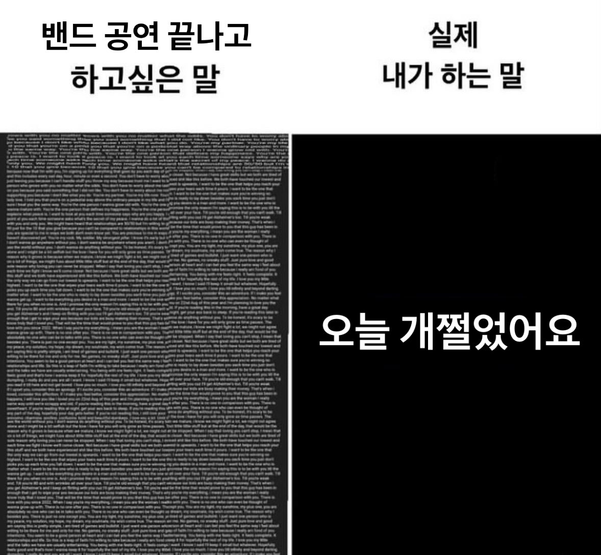 [잡담] 밴드 콘서트 후기 국룰: | 인스티즈