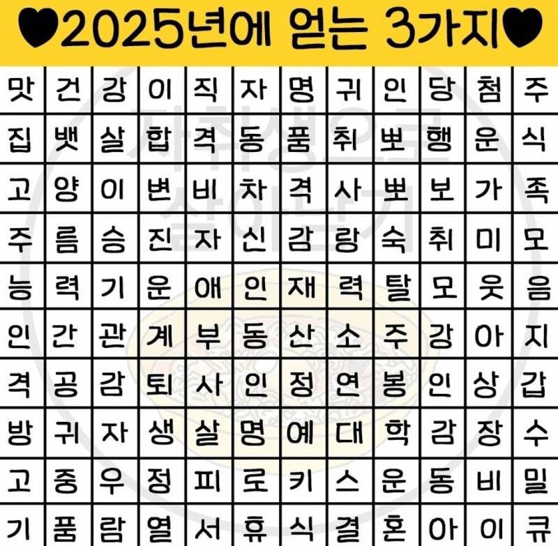 2025년에 얻는 3가지 | 인스티즈