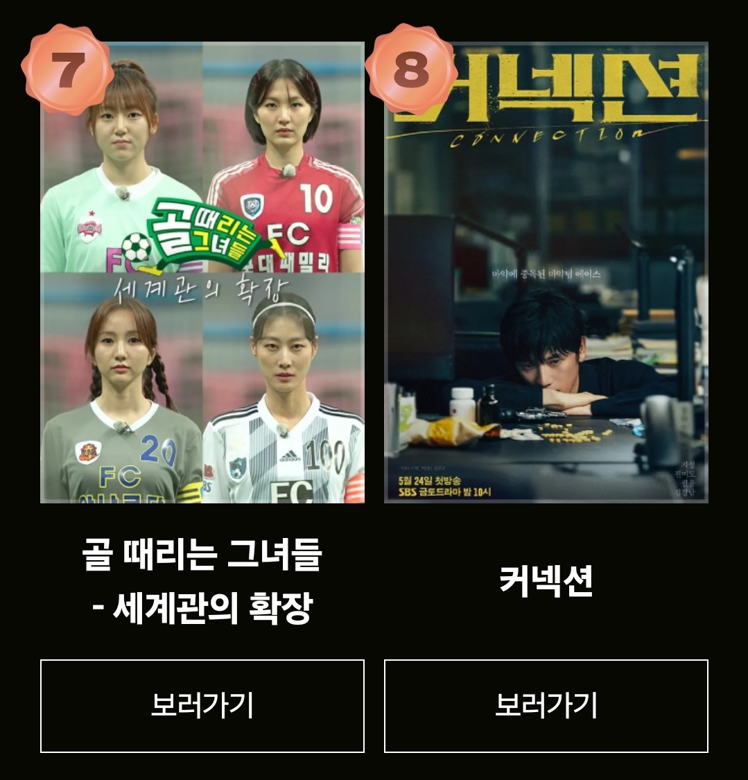 [정보/소식] SBS Play VOD TOP10 | 인스티즈