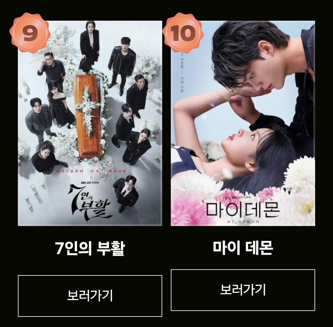 [정보/소식] SBS Play VOD TOP10 | 인스티즈