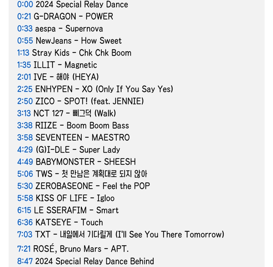 [정보/소식] [릴레이댄스] 2024 Special | aespa부터 G-DRAGON까지! 2024년을 뜨겁게 달군 K-POP 스페셜 릴댄 🔥 | 인스티즈