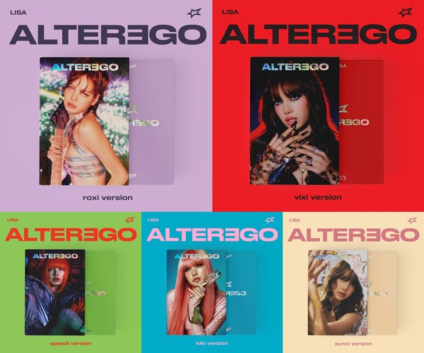 [정보/소식] 블랙핑크 리사 첫 정규 'ALTER EGO' 예약 판매 시작...총 7가지 버전 | 인스티즈