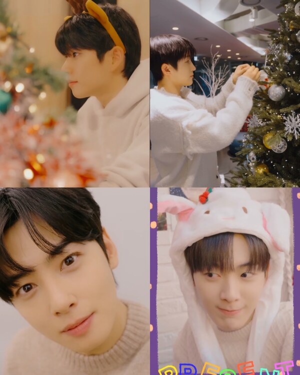 [정보/소식] 아스트로, 'Merry-Go-Round' 스페셜 클립 공개...크리스마스 선물 | 인스티즈