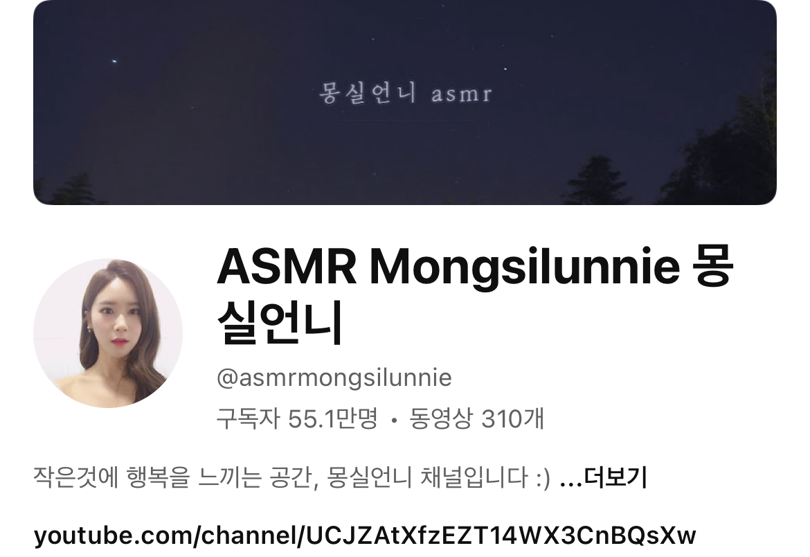 [잡담] 아이유 asmr 영상에 몽실언니 댓글 달았당 | 인스티즈