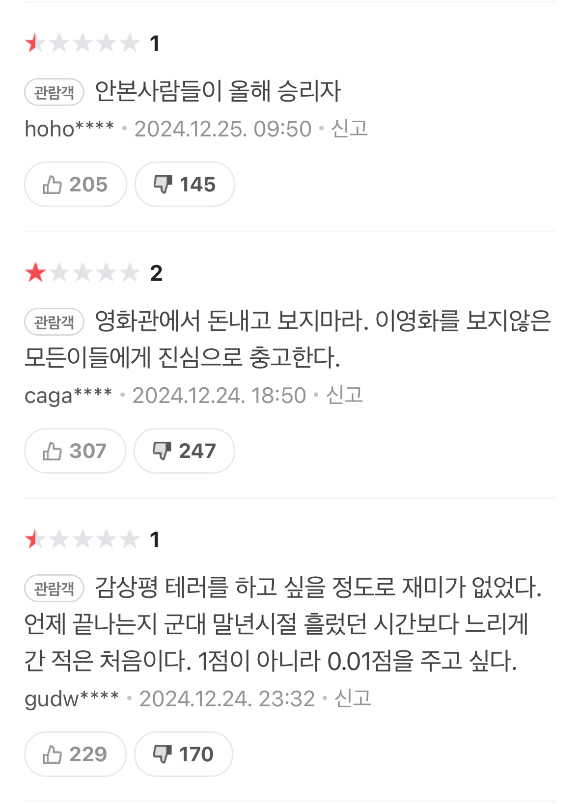 [잡담] 하얼빈 관람평 보는데 별테 하는건가? | 인스티즈