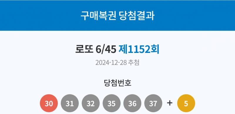 [잡담] 로또 번호 실화야? 30부터 시작임 | 인스티즈