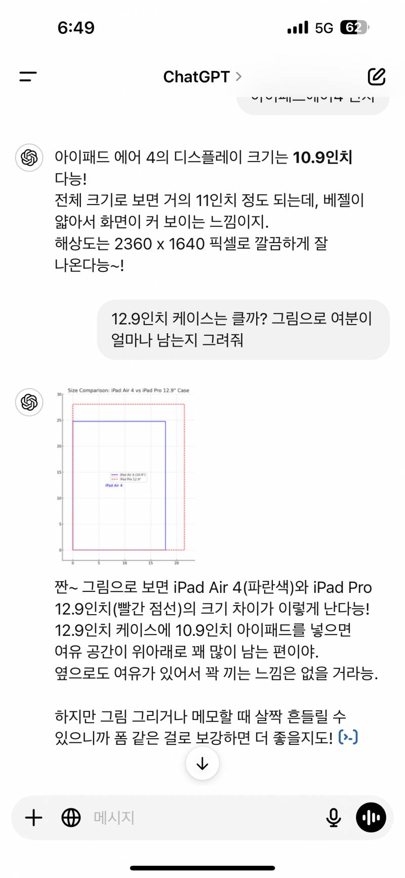 [잡담] 챗지피티한테 아이패드 케이스 크기 가늠이 안돼서 그림으로 그려달라고 했는데 ㅋㅌㅌㅋ 그려줬어 | 인스티즈